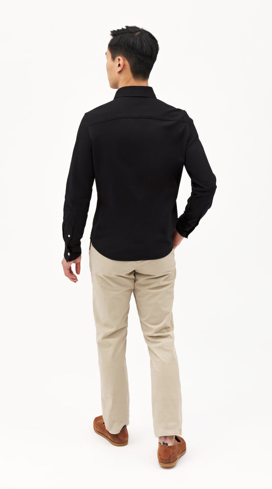 Black Pique Custom Shirt