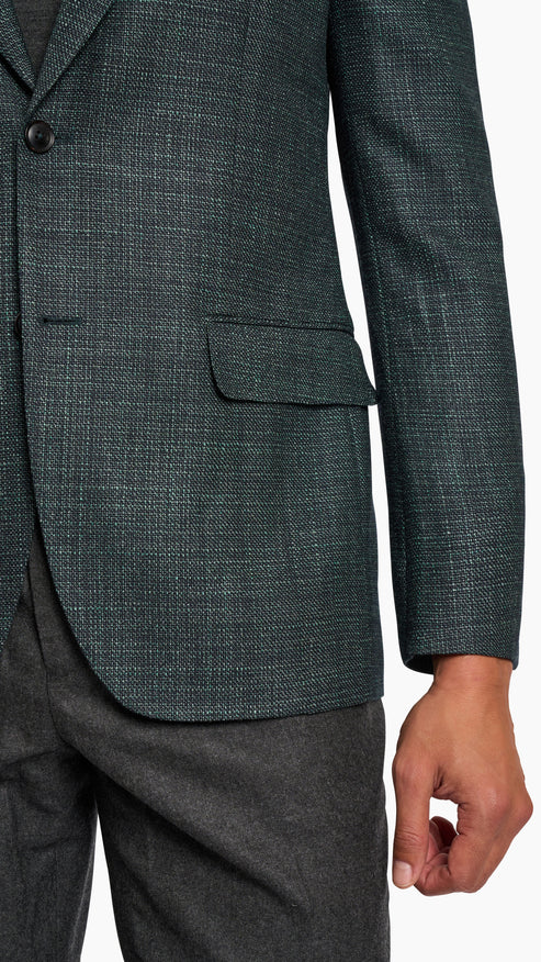 Loro Piana Green Wool/Silk Jacket
