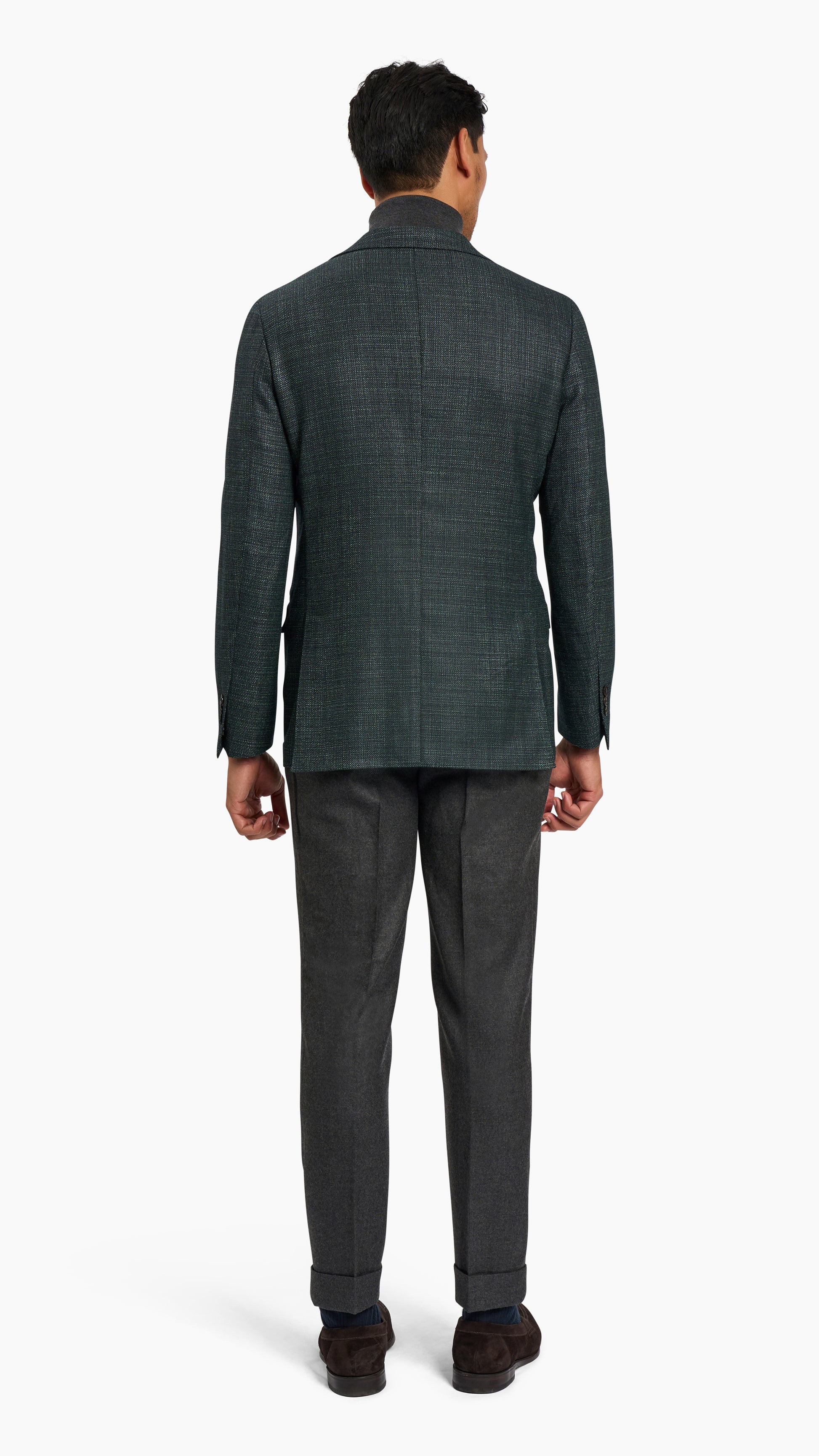 Loro Piana Green Wool/Silk Jacket