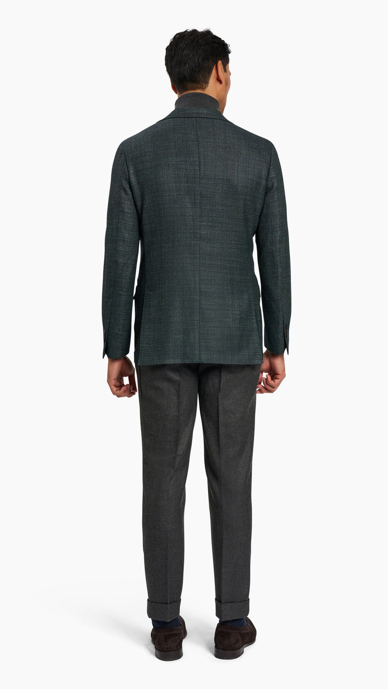 Loro Piana Green Wool/Silk Jacket