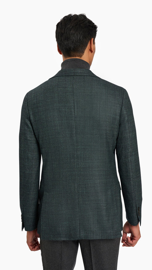 Loro Piana Green Wool/Silk Jacket