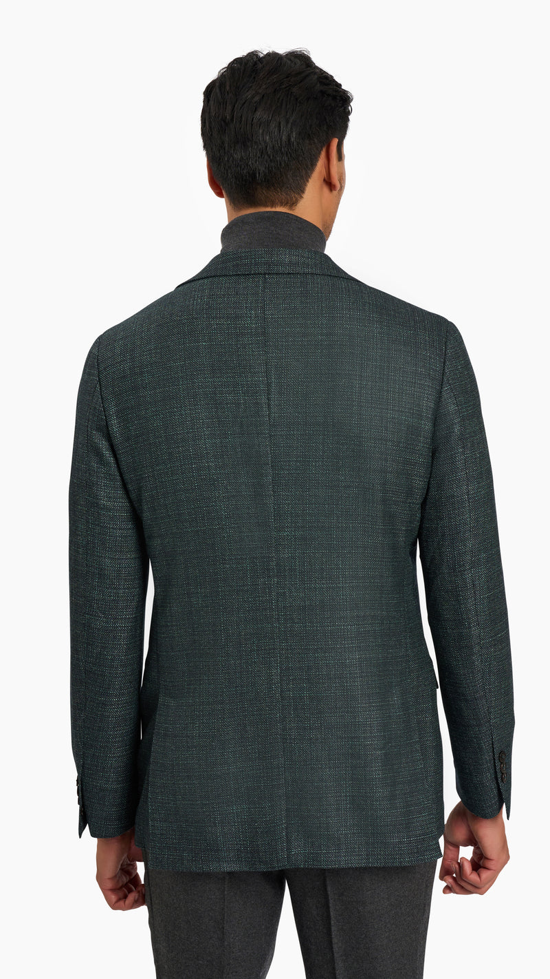 Loro Piana Green Wool/Silk Jacket