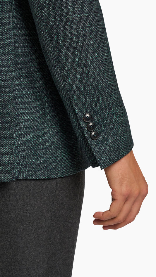 Loro Piana Green Wool/Silk Jacket
