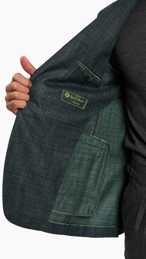 Loro Piana Green Wool/Silk Jacket