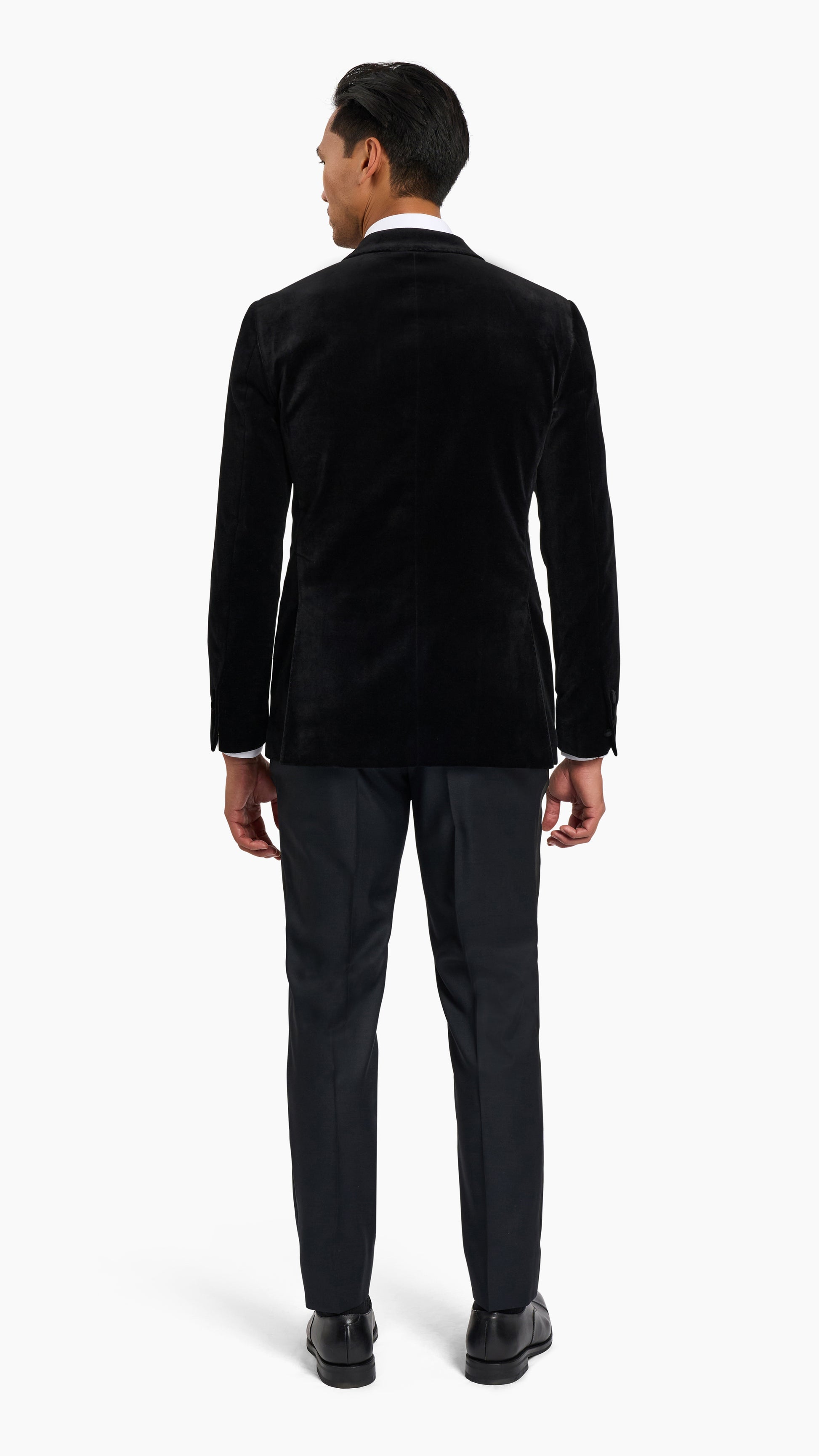 Holland & Sherry Black Tuxedo Suit
