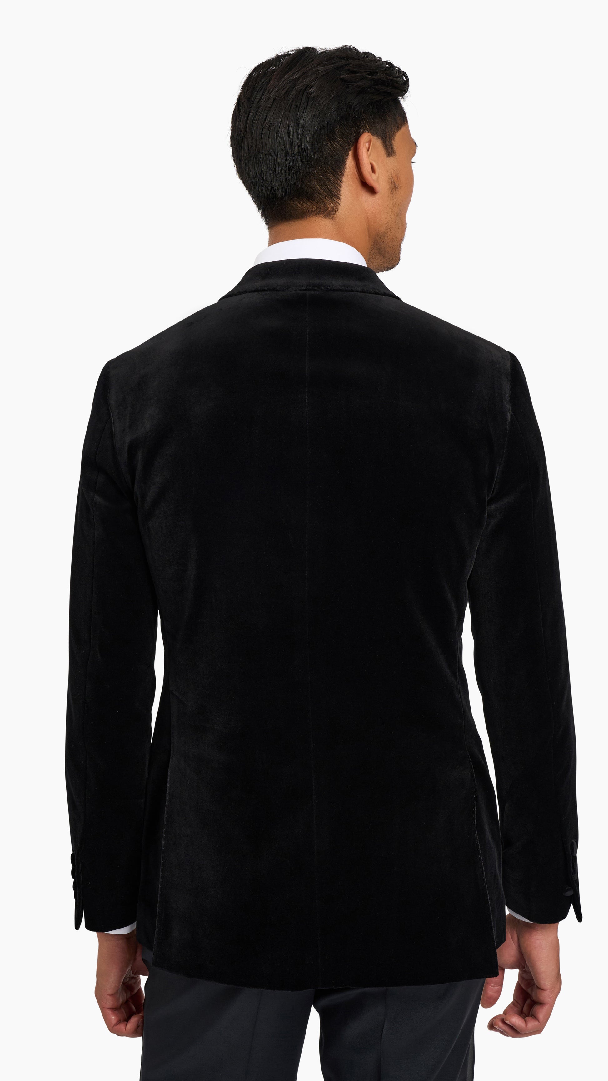 Holland & Sherry Black Tuxedo Suit
