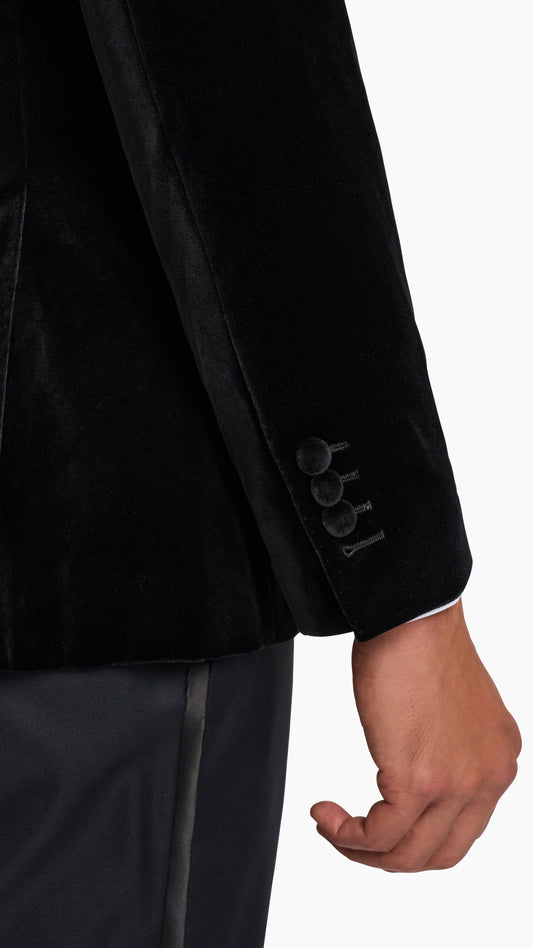 Holland & Sherry Black Tuxedo Suit