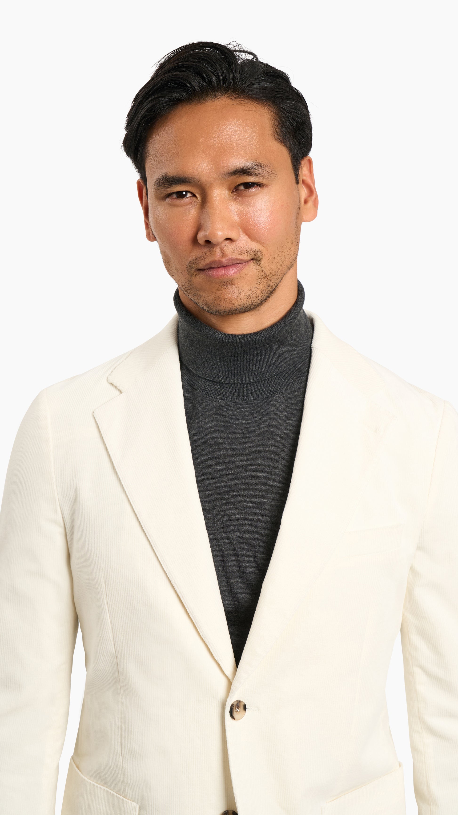 Loro Piana Cream Corduroy Suit