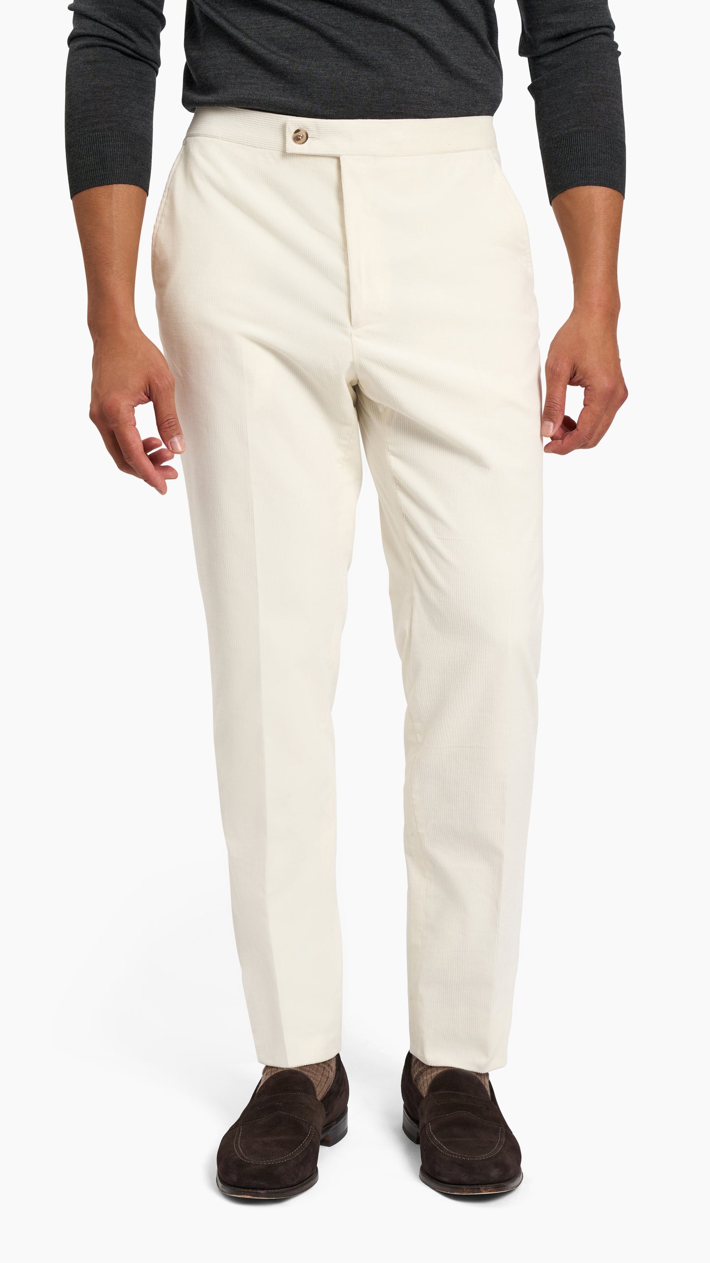 Loro Piana Cream Corduroy Suit