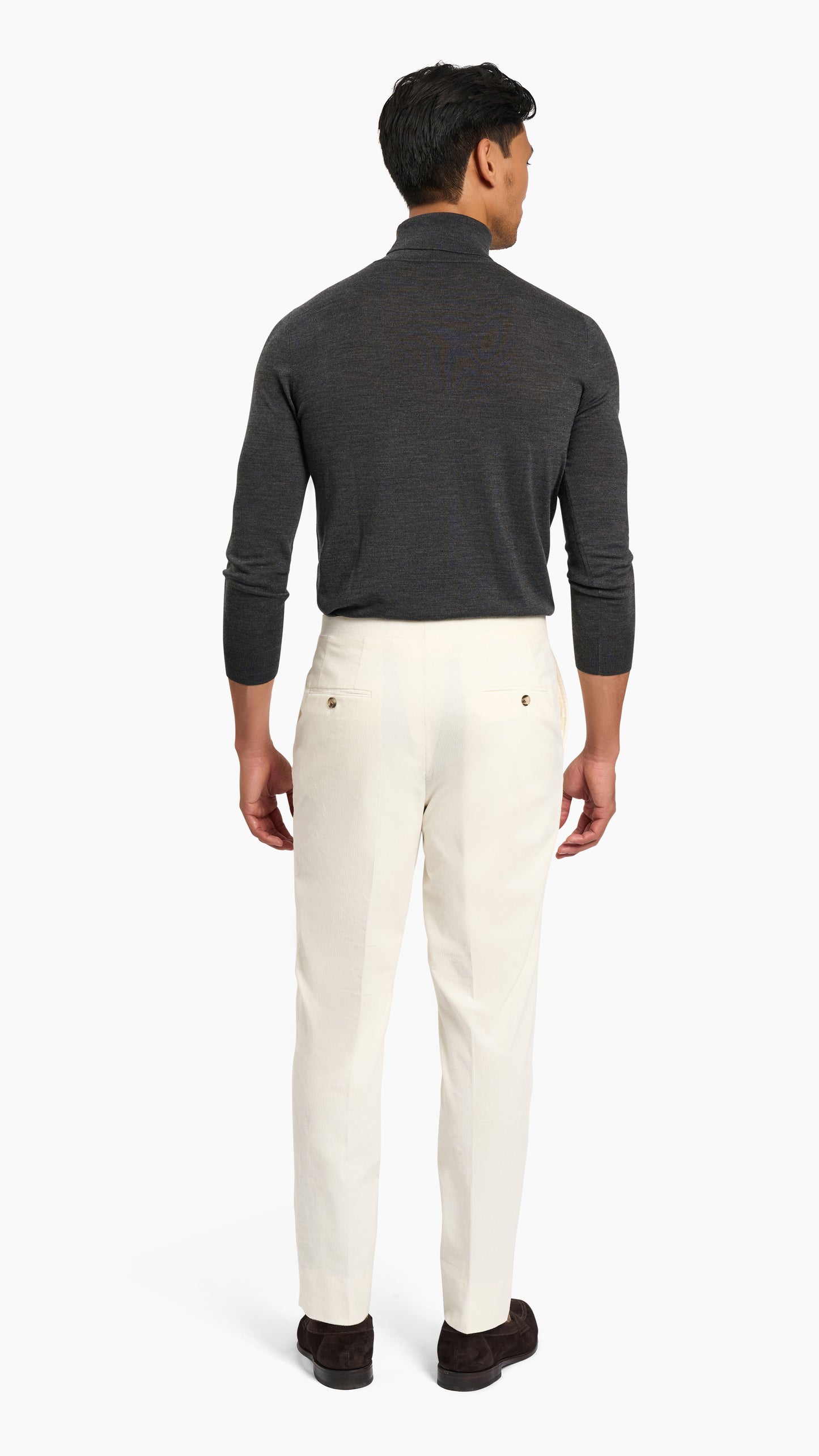 Loro Piana Cream Corduroy Suit