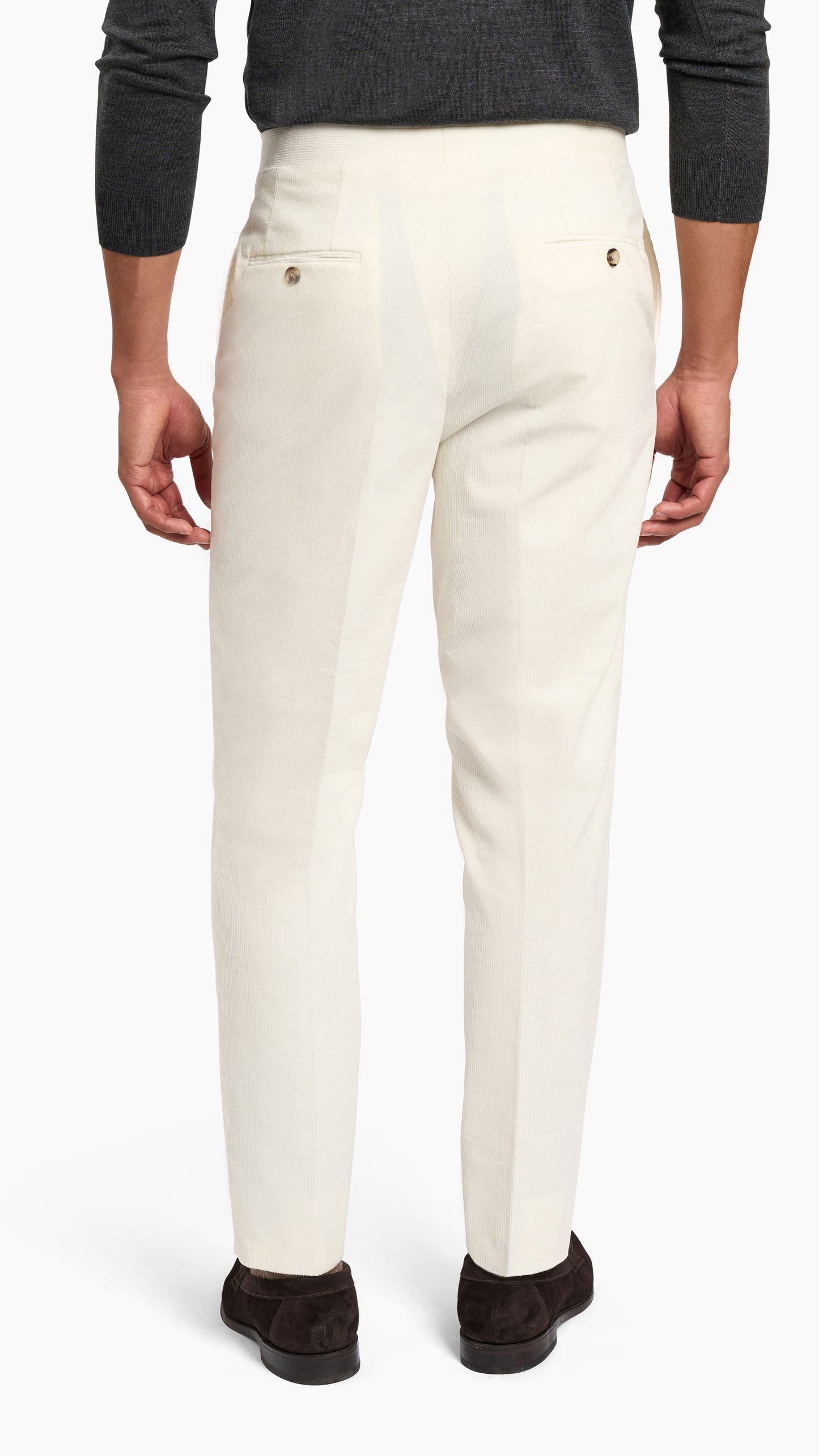 Loro Piana Cream Corduroy Suit