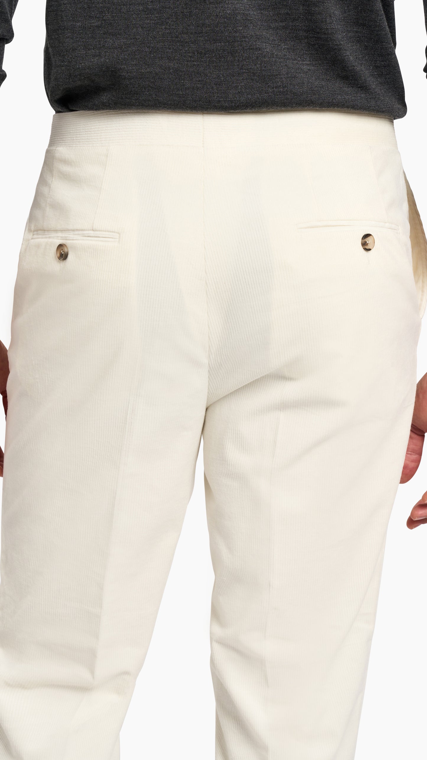 Loro Piana Cream Corduroy Suit