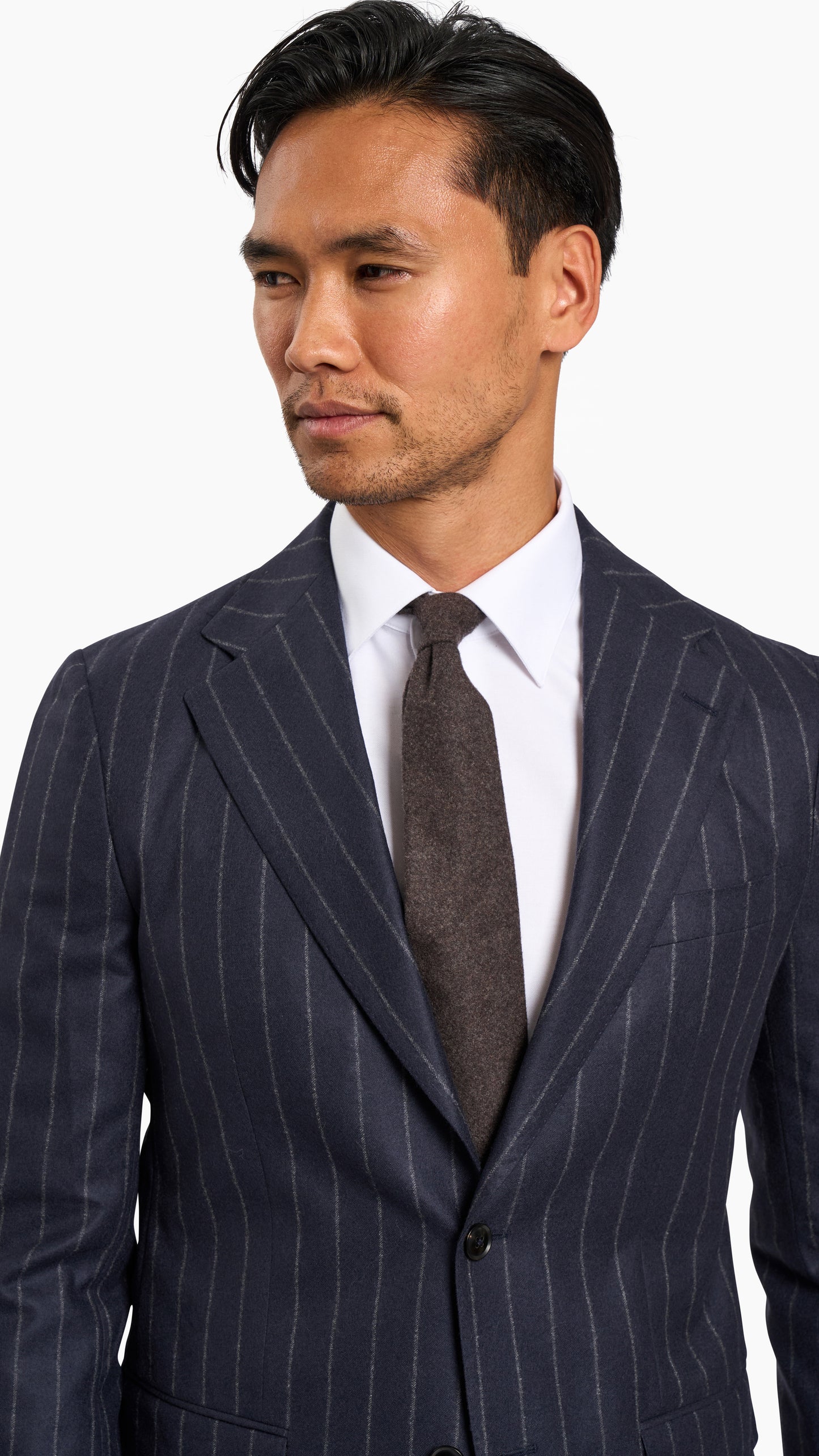 Holland & Sherry Navy Stripe Suit