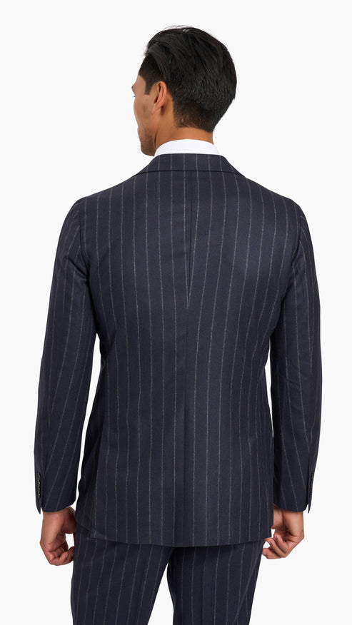 Holland & Sherry Navy Stripe Suit