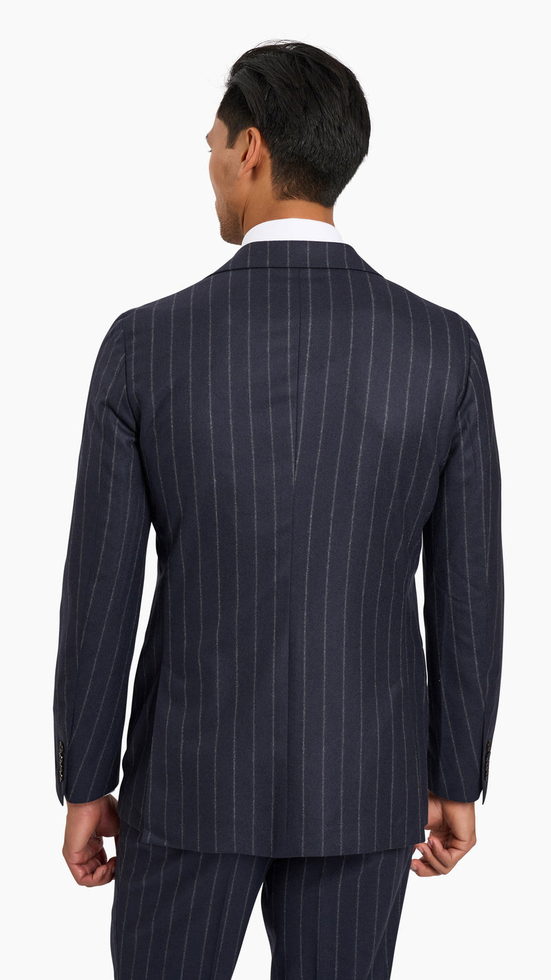 Holland & Sherry Navy Stripe Suit
