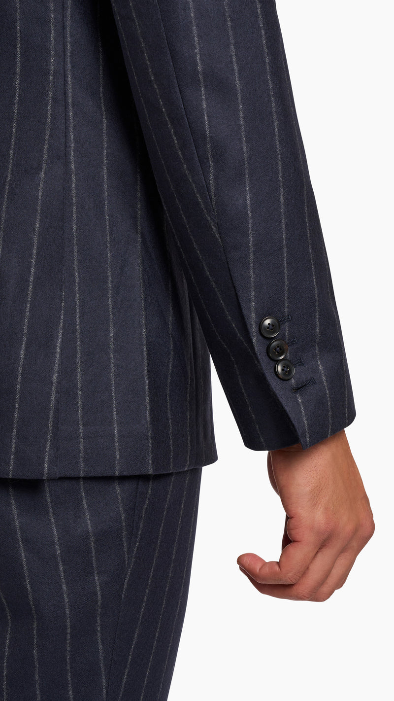 Holland & Sherry Navy Stripe Suit