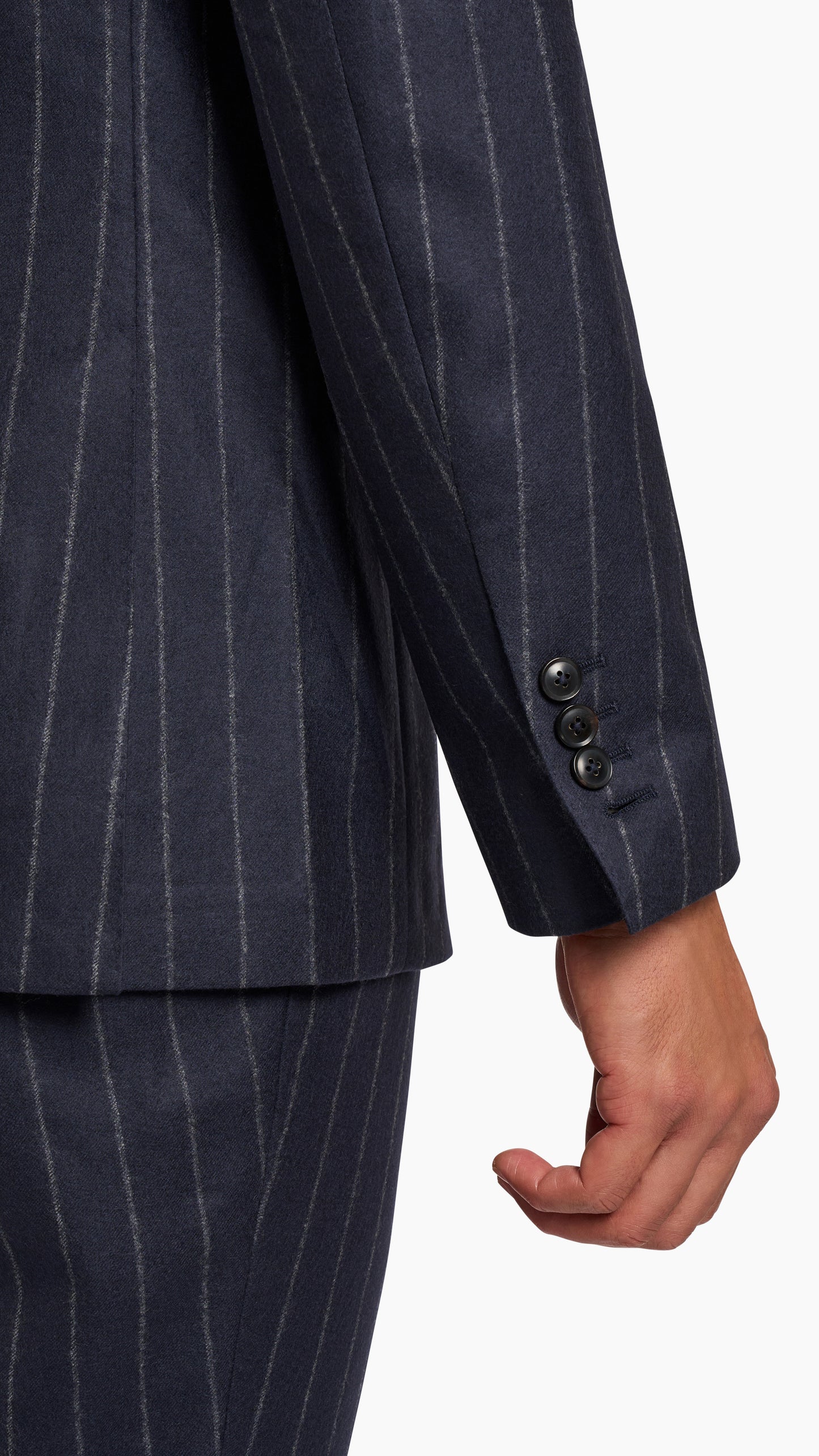 Holland & Sherry Navy Stripe Suit