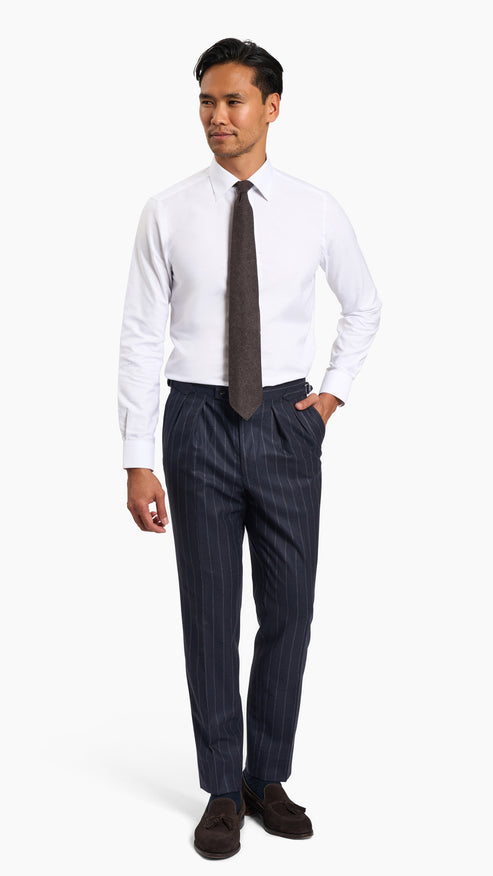 Holland & Sherry Navy Stripe Suit