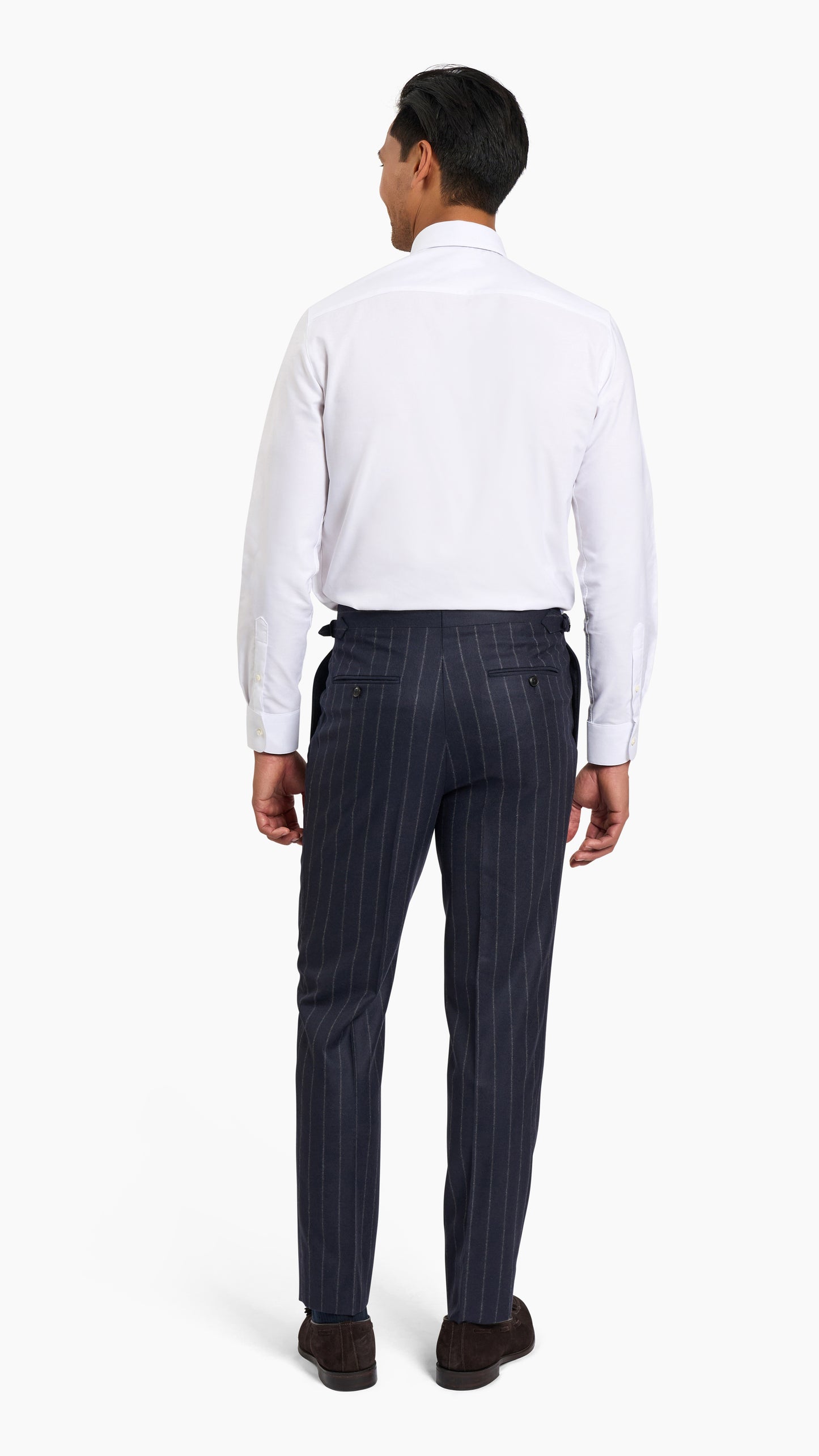Holland & Sherry Navy Stripe Suit
