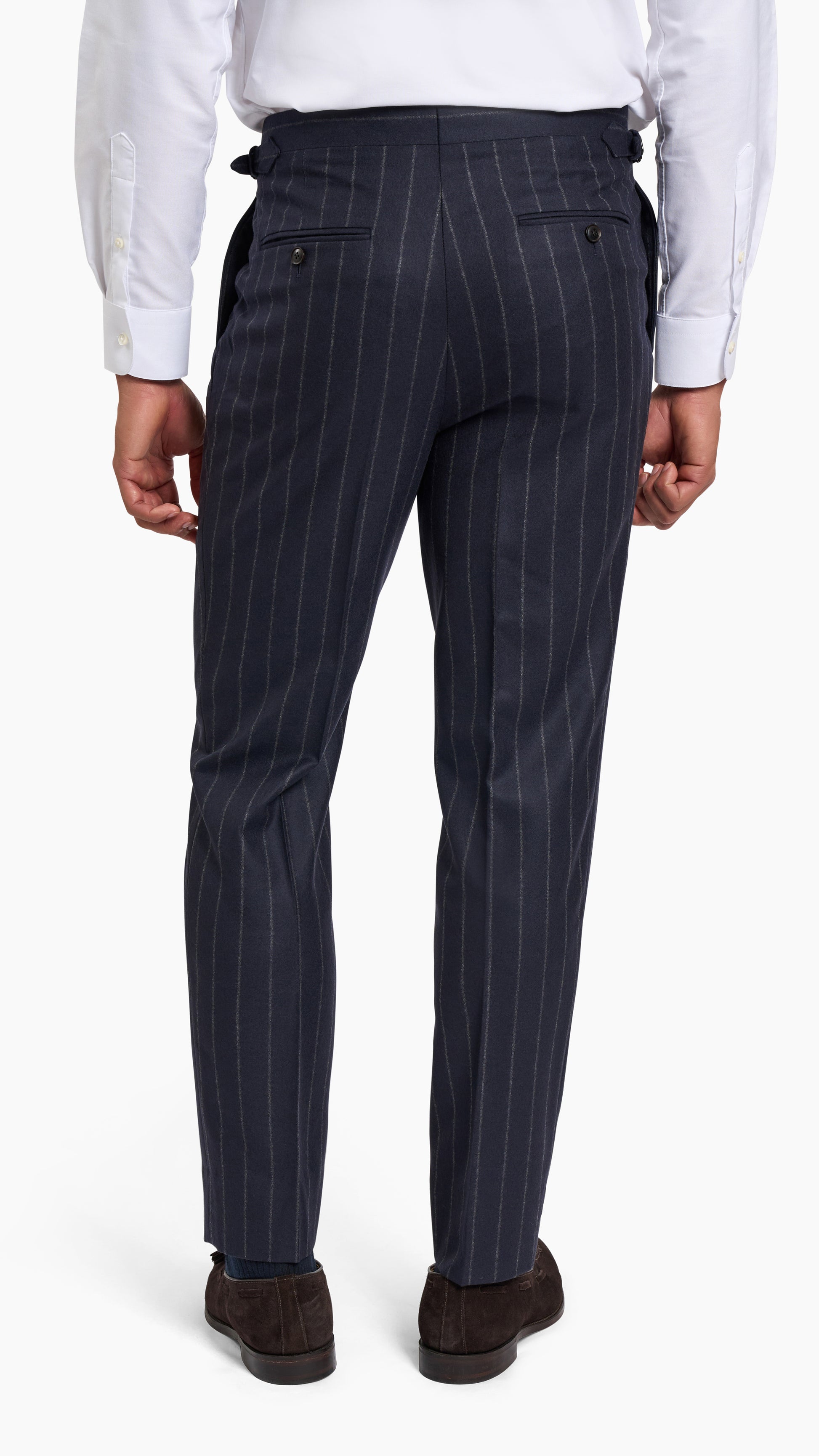 Holland & Sherry Navy Stripe Suit
