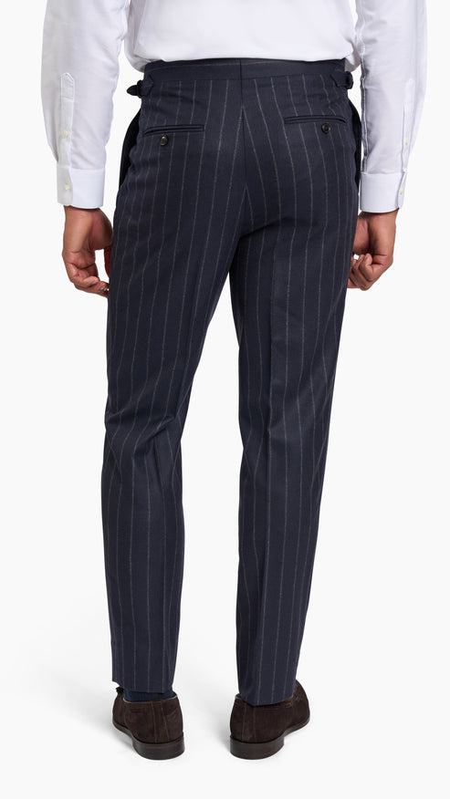 Holland & Sherry Navy Stripe Suit