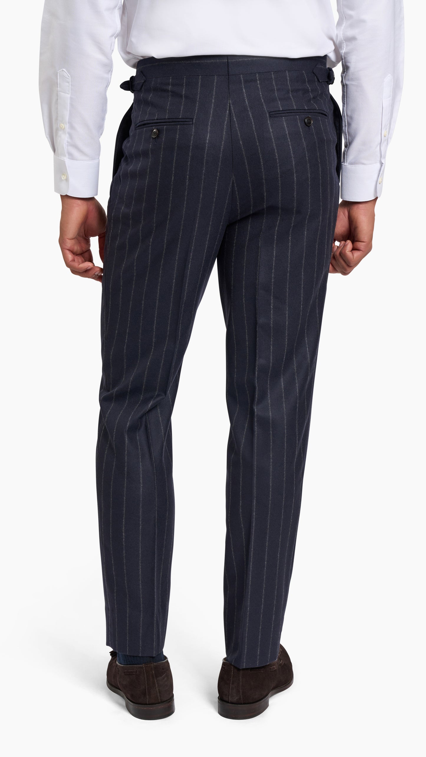 Holland & Sherry Navy Stripe Suit