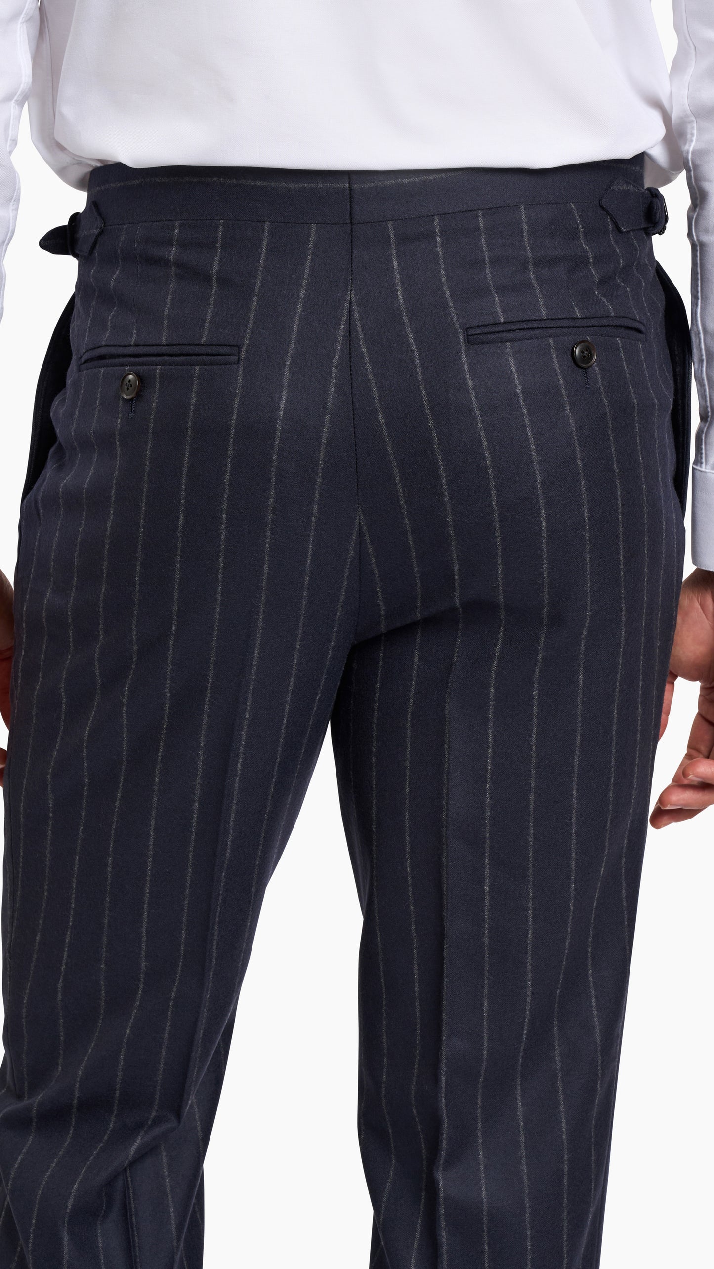 Holland & Sherry Navy Stripe Suit