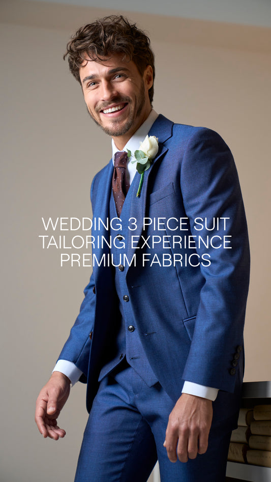 Wedding 3 Piece Suit Tailoring Experience - Premium Fabrics