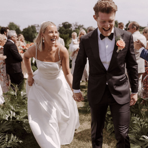 Man wearing a black tailored wedding Tuxedo | Edit Suits Co.