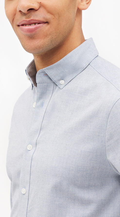 Blue Lightweight Flannel Shirt