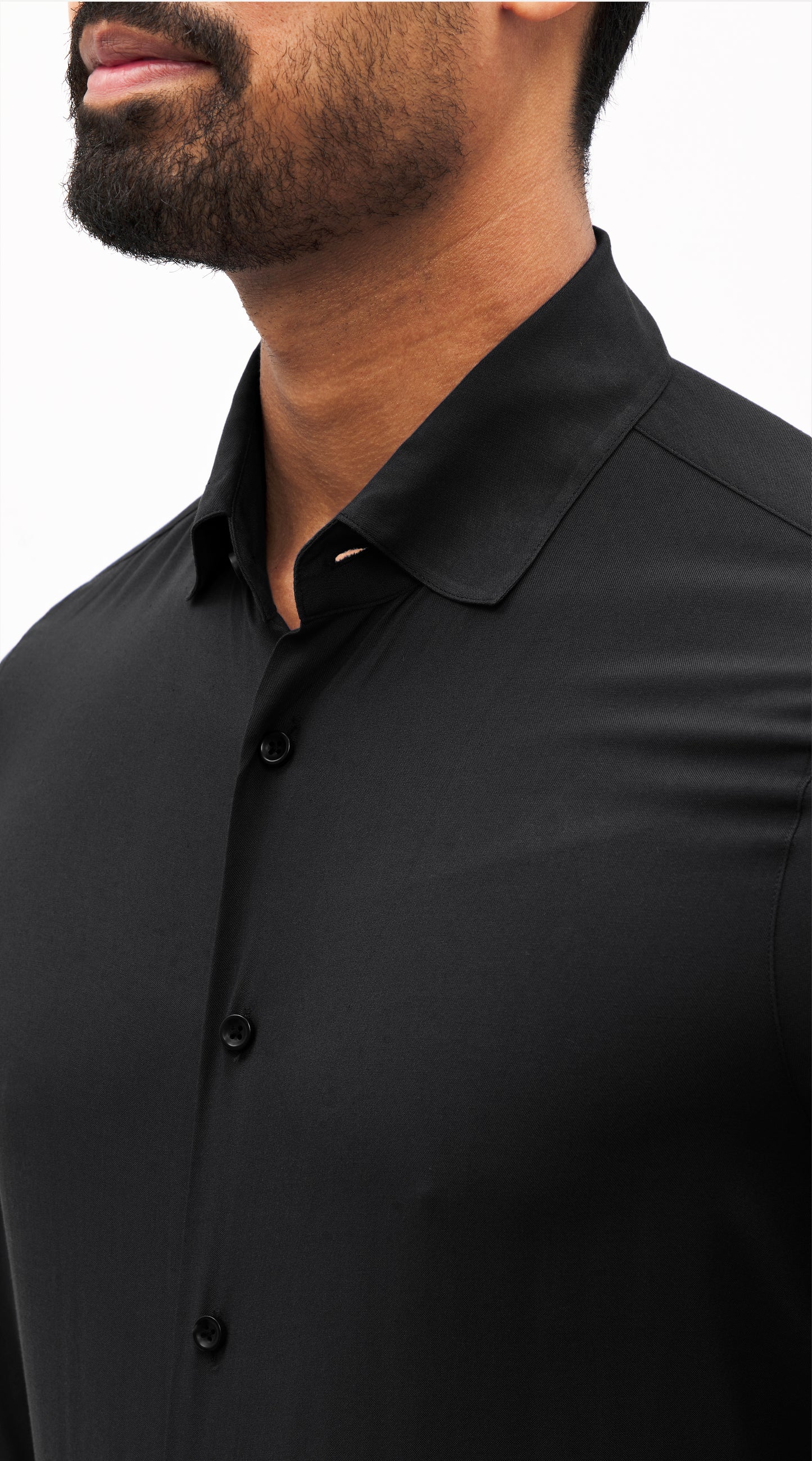 Black Viscose Shirt
