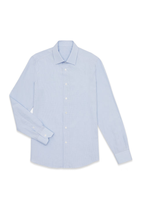 Blue Microgrid Shirt