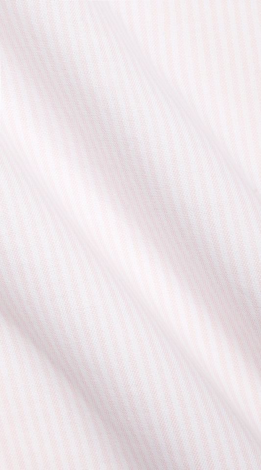 Pink Striped Oxford Shirt