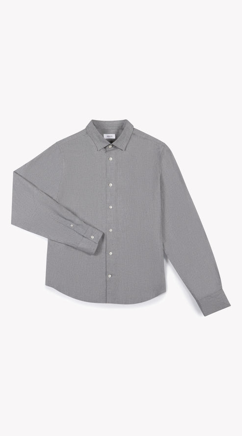 Grey Lightweight Flannel Shirt
