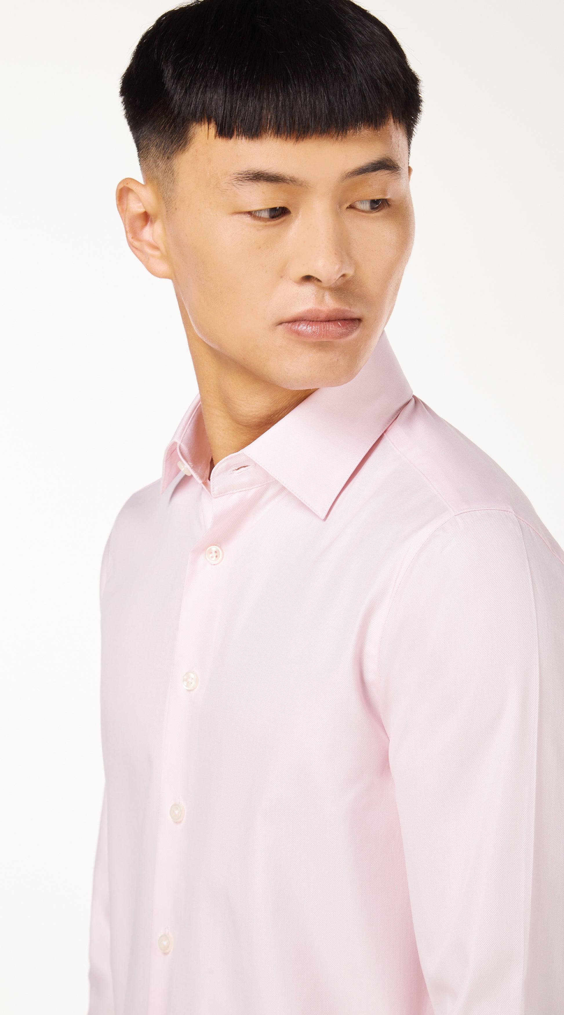 Pink Egyptian Cotton Pinpoint Oxford Shirt