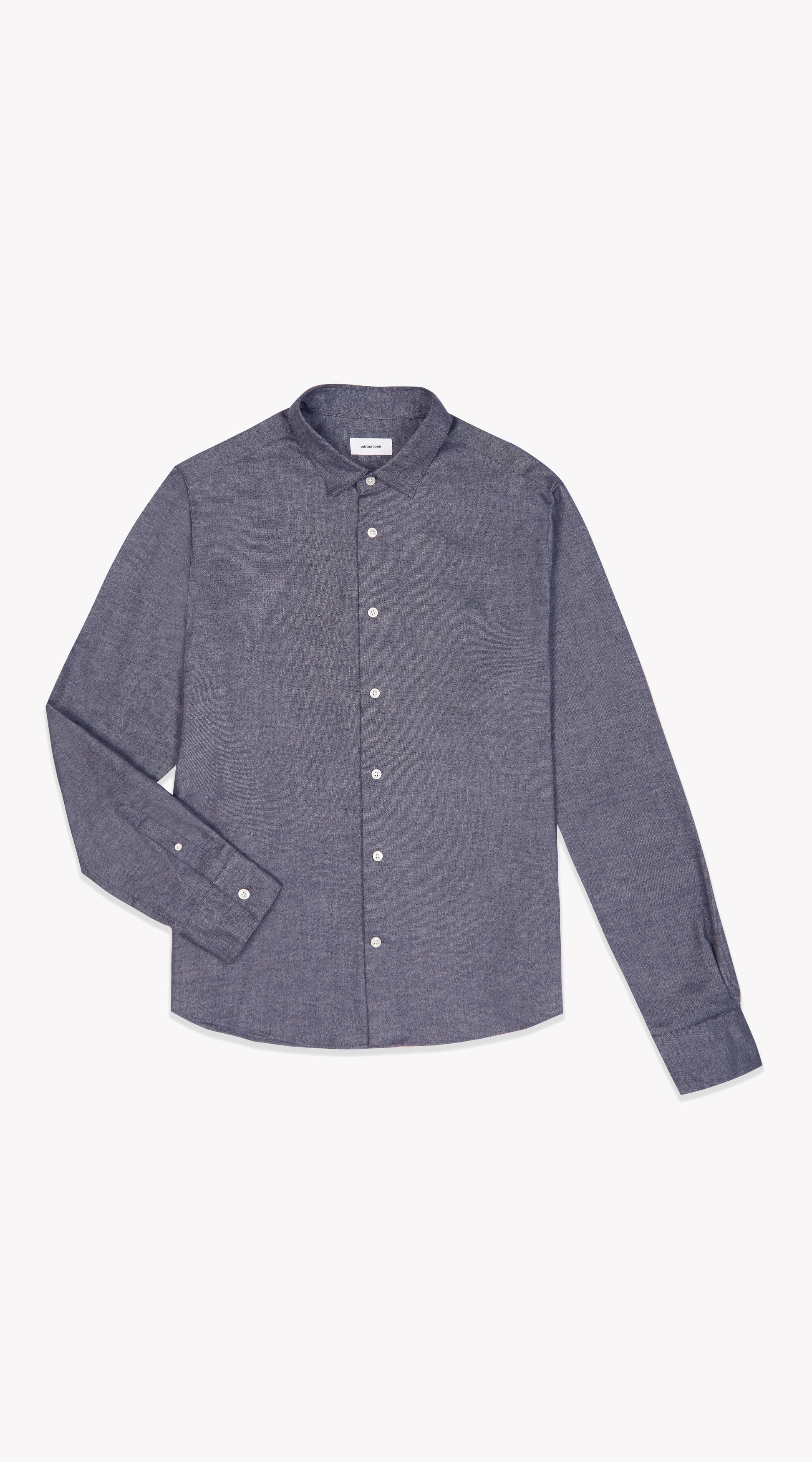 Dark Blue Flannel Shirt