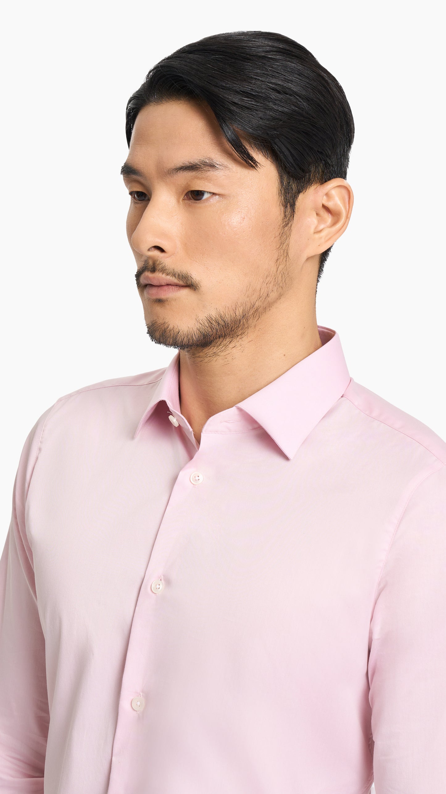 Fine Pink Twill Custom Shirt