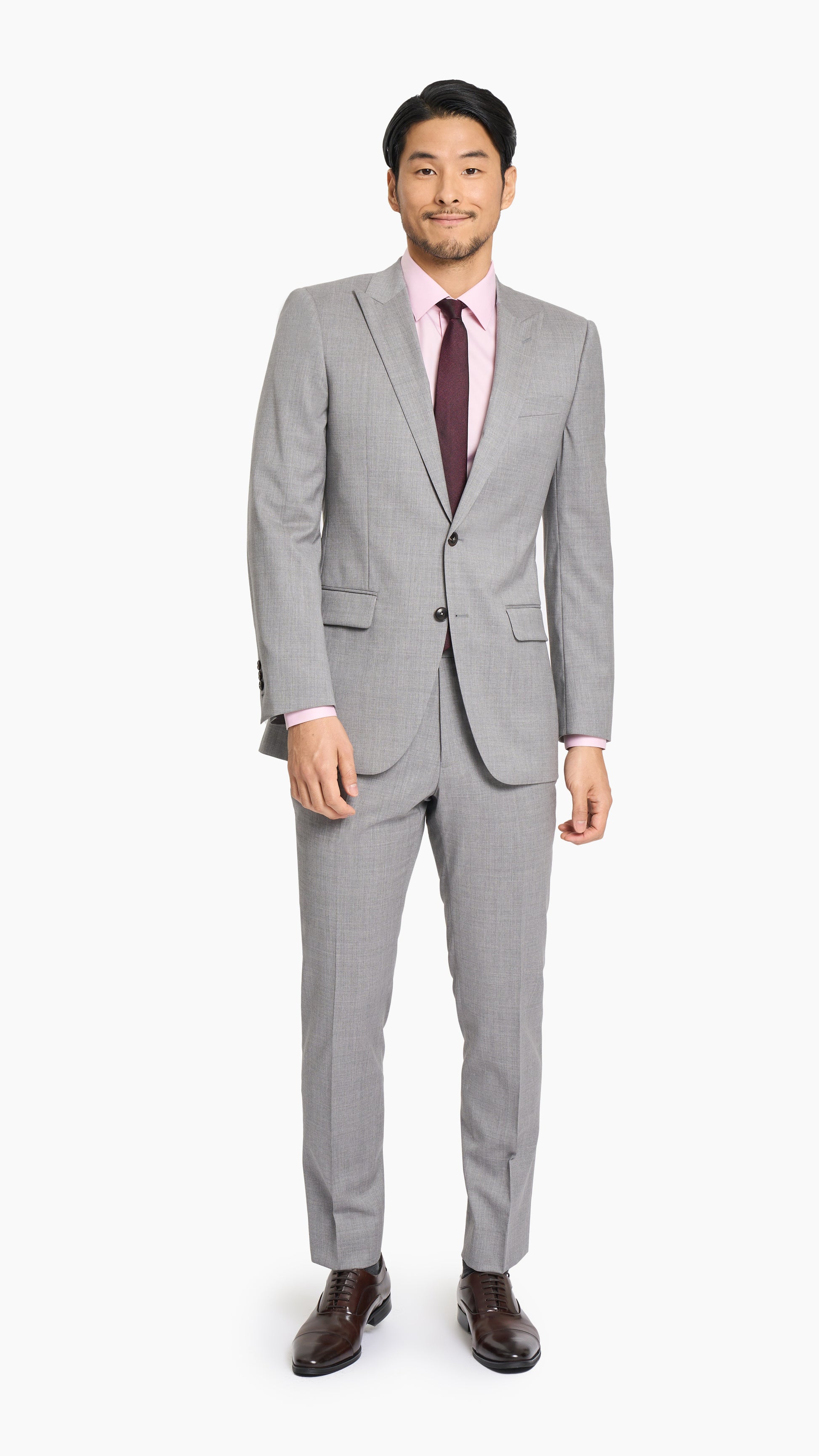 Steel Grey Twill Suit