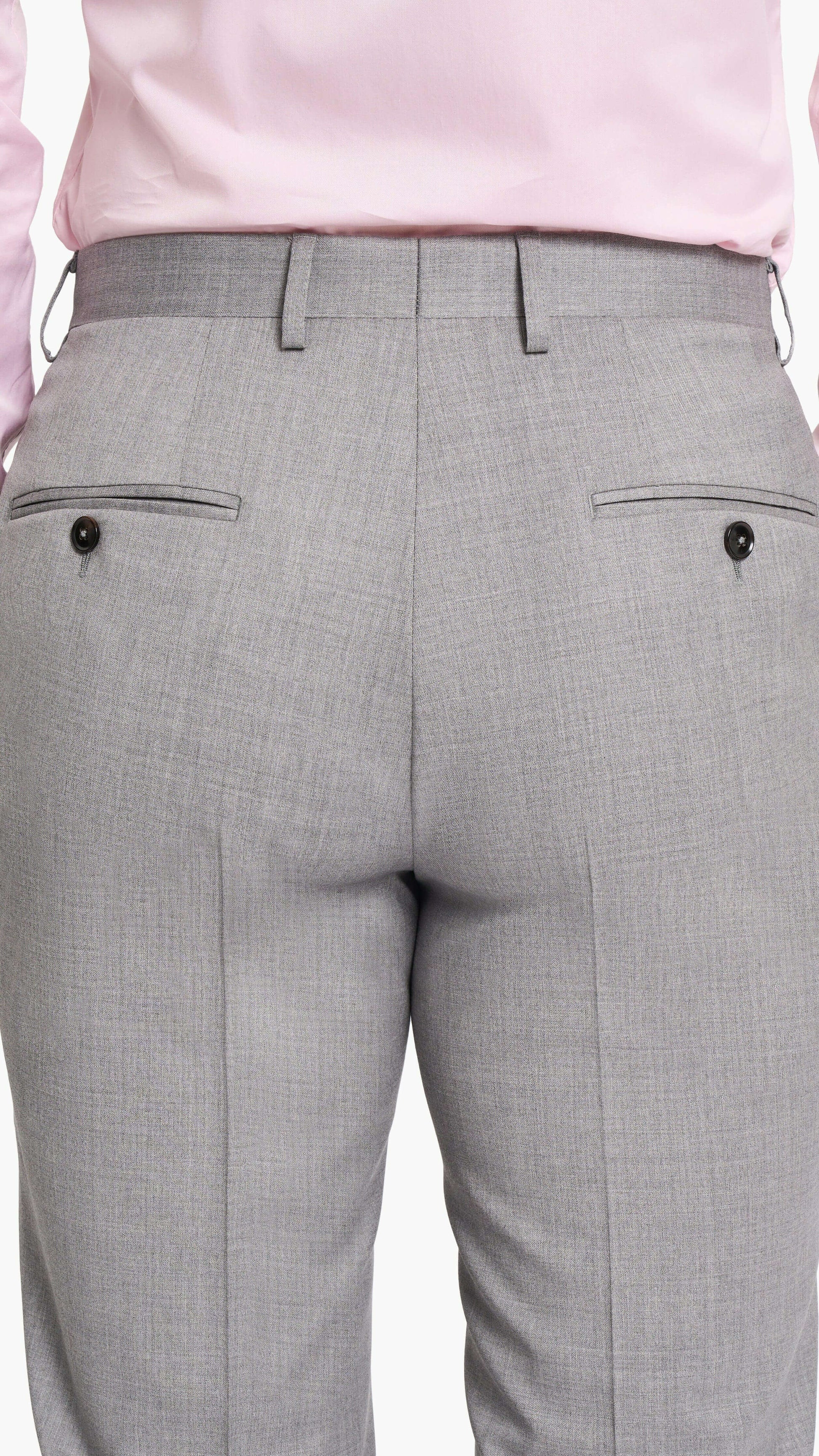 Reda Steel Grey Twill Custom Suit