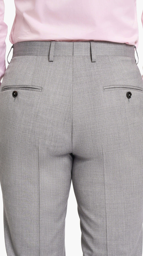 Reda Steel Grey Twill Custom Suit