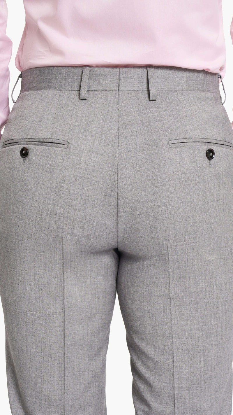 Reda Steel Grey Twill Custom Suit