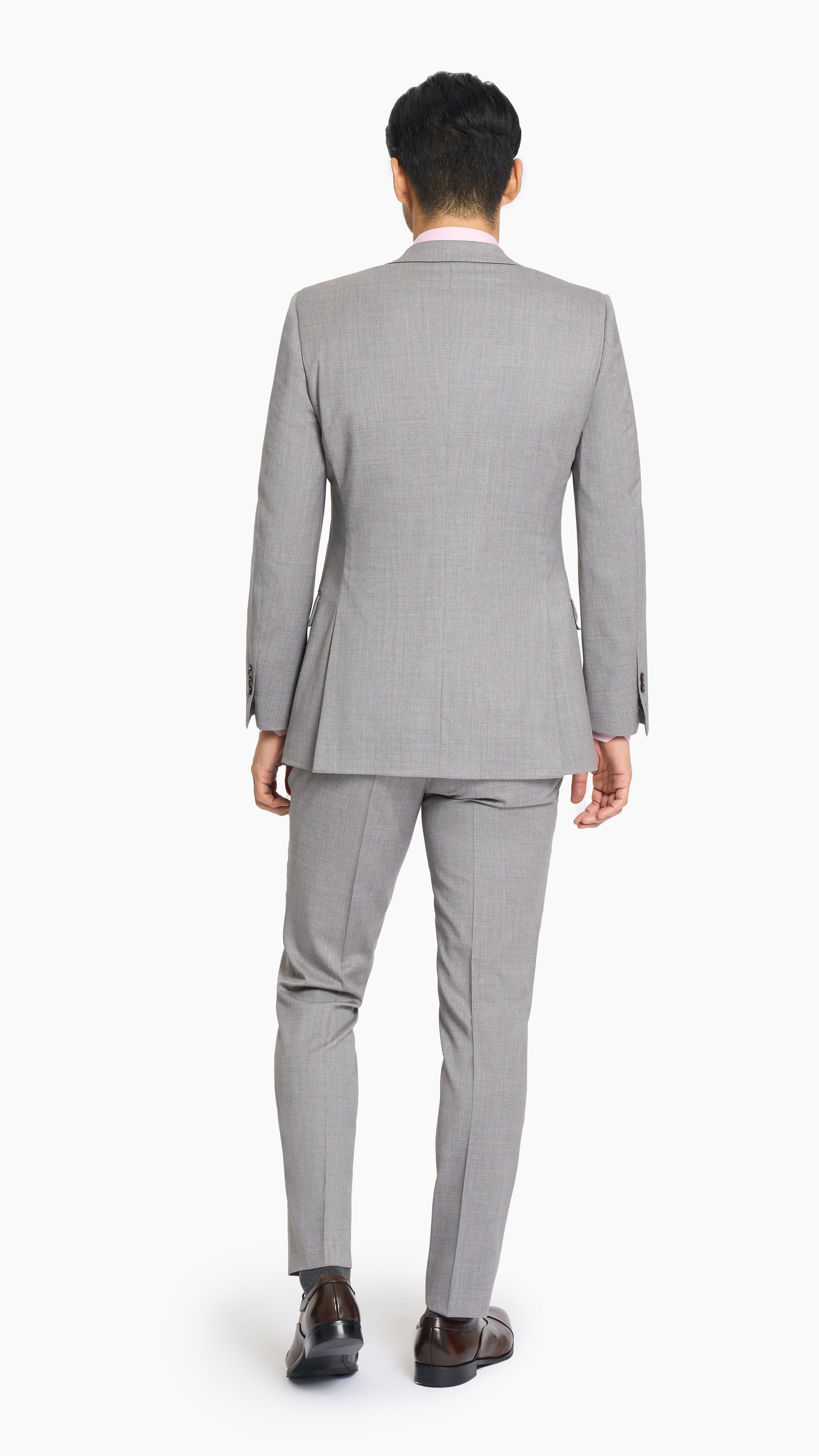 Steel Grey Twill Suit