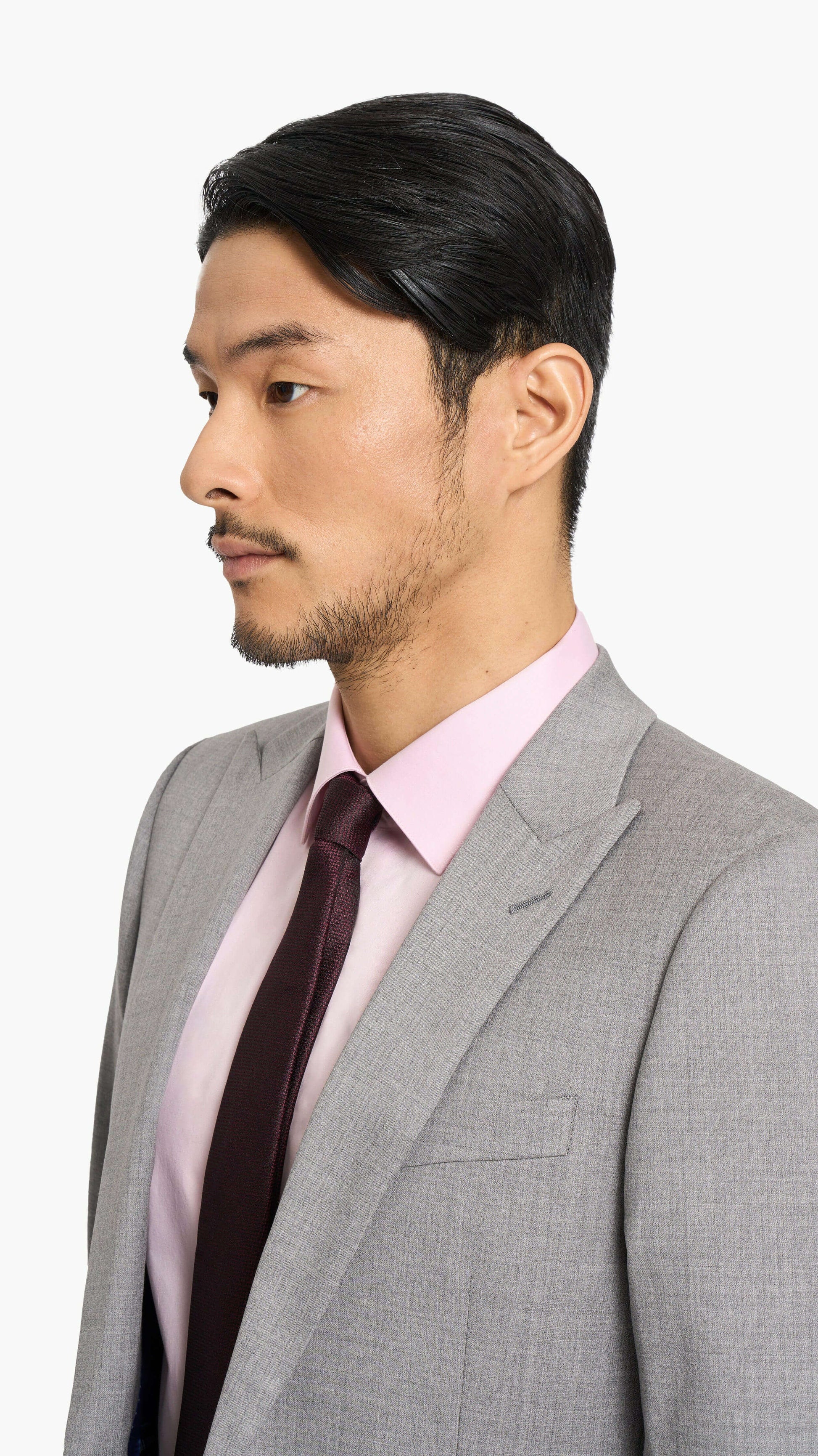 Reda Steel Grey Twill Custom Suit
