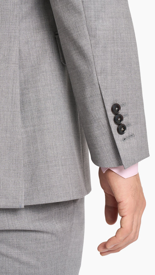 Steel Grey Twill Suit