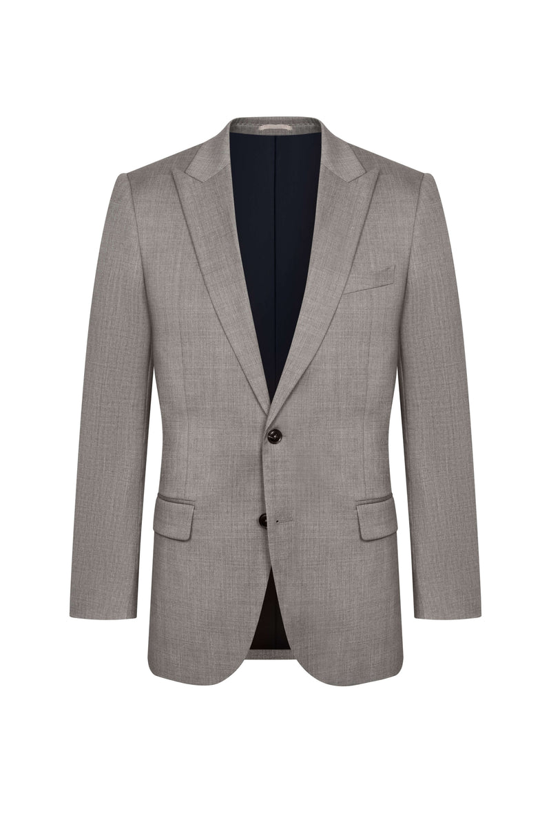 Reda Steel Grey Twill Custom Suit