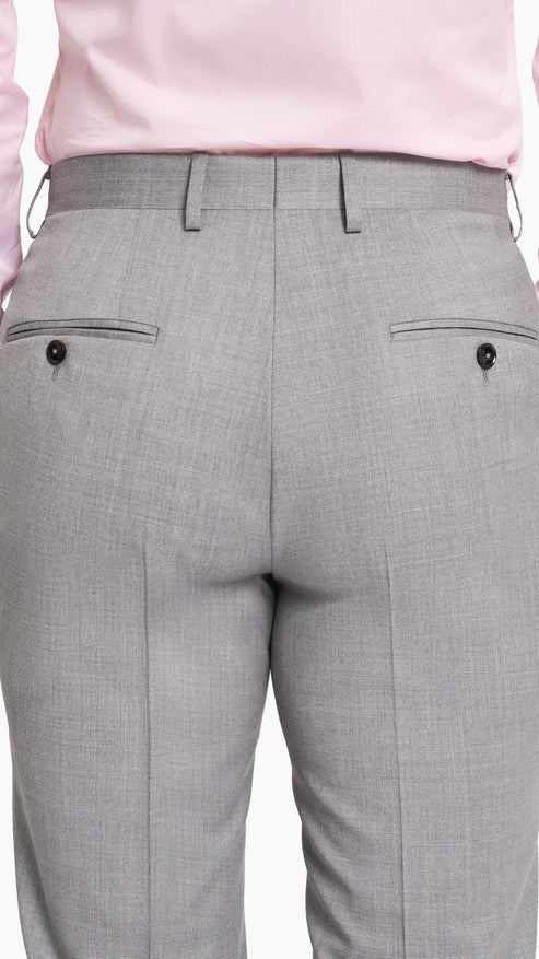 Steel Grey Twill Trouser