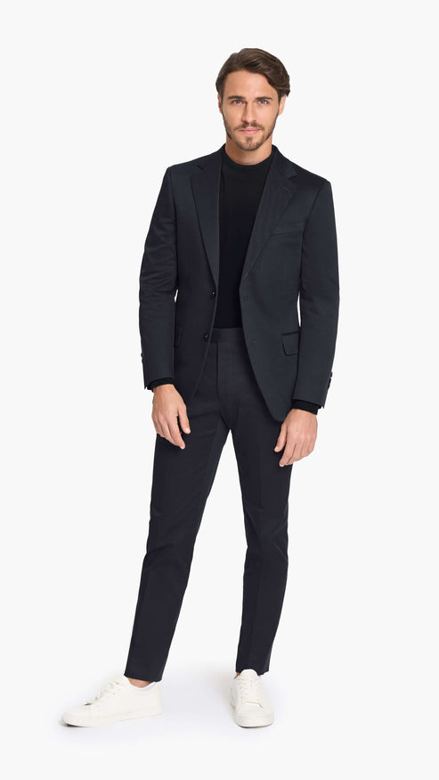 ES Essentials Midnight Blue Twill Custom Suit