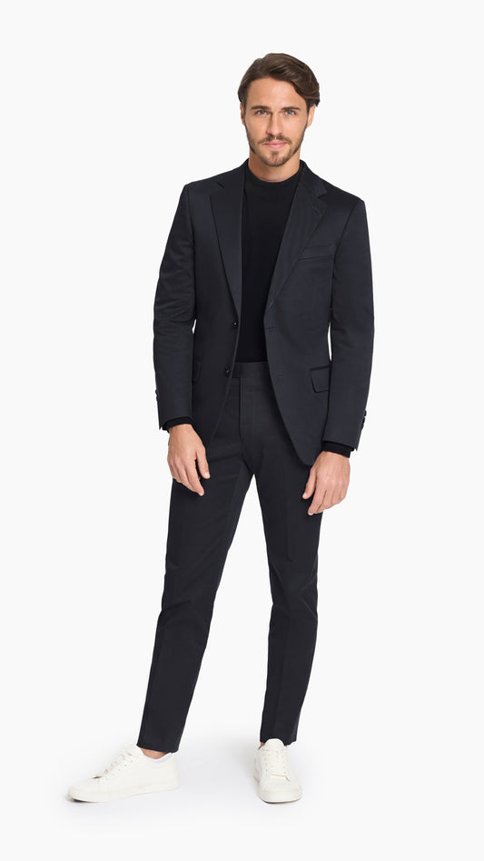 ES Essentials Midnight Blue Twill Custom Suit