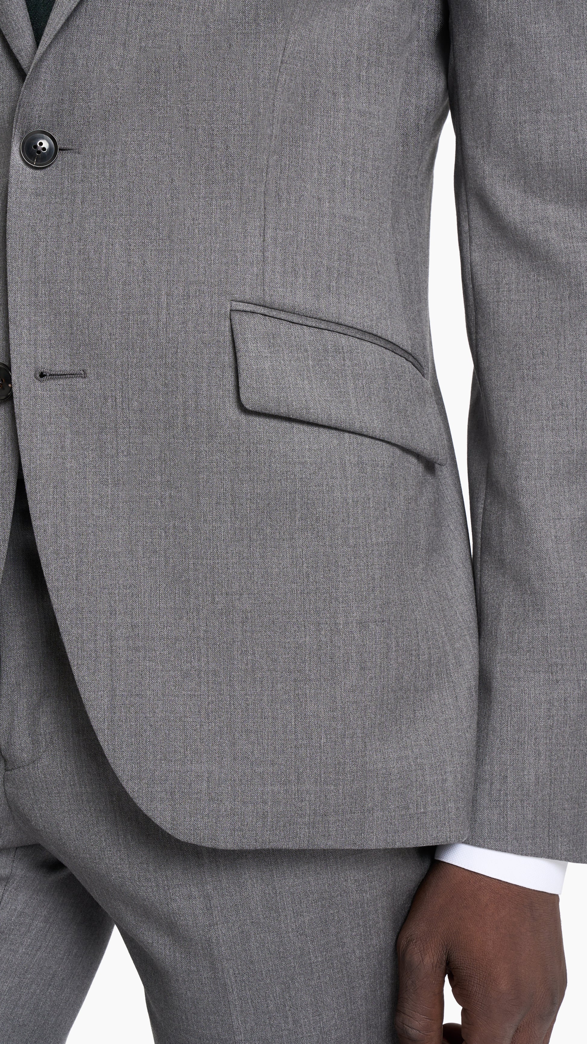 Iron Grey Twill Jacket