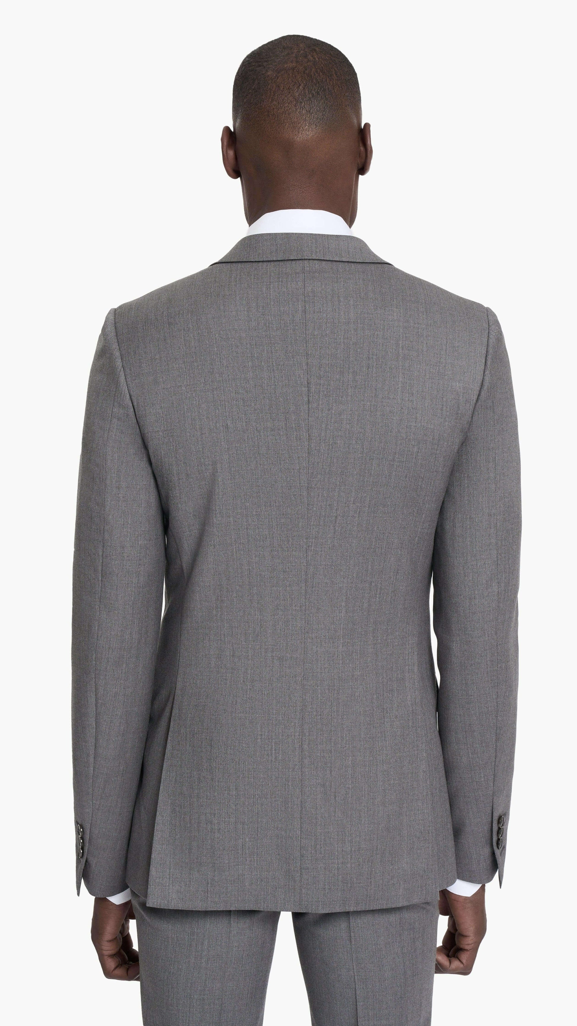 Reda Iron Grey Twill Custom Suit